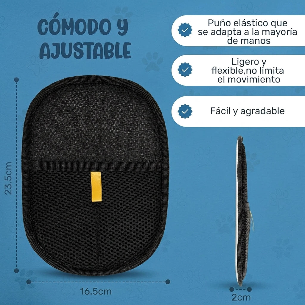 Guante Vortex Pro Atrapa Pelos para Hogar