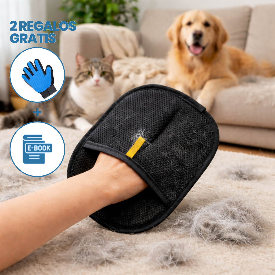 Guante Vortex Pro Atrapa Pelos para Hogar